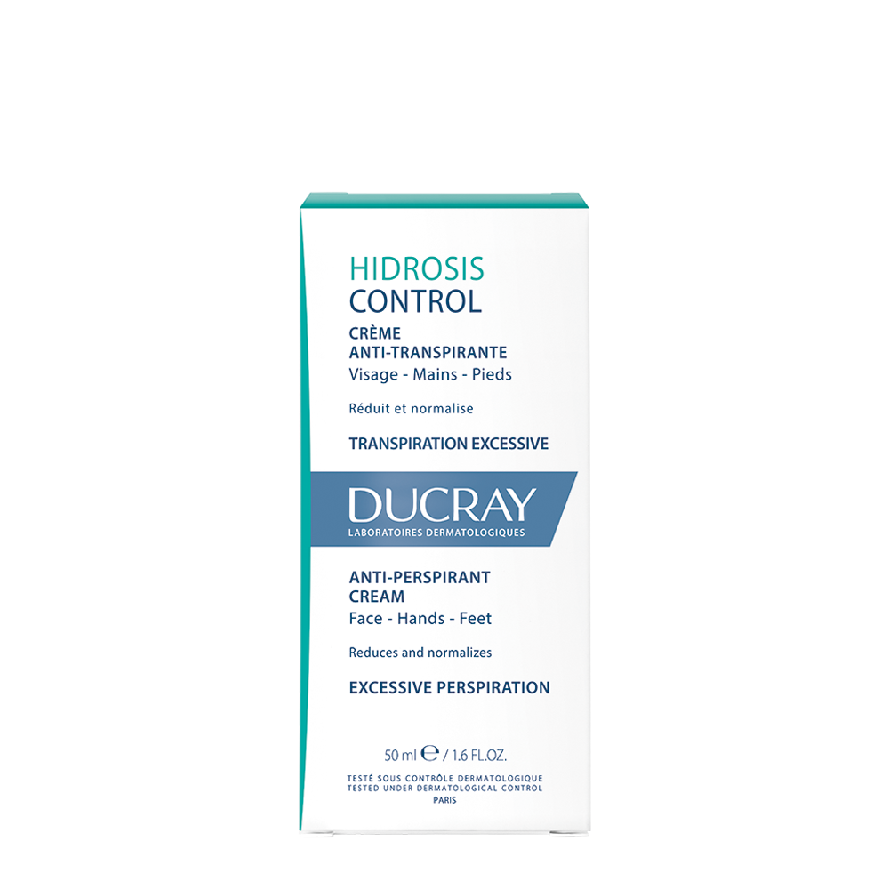 DUCRAY - HIDROSIS CONTROL Creme Anti-Transpirante (visage, mains, pleds) - 50ml